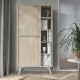 Стелаж Perfect Home Forest RG80 2-дверный 80х160х38 см Беж песочный/пихта сканди (PFH-091480) - фото 1