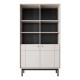 Стелаж Perfect Home Japandi R104 2-дверный 103х184х39 см Кашемир (PFH-091471) - фото 3