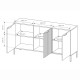 Комод Perfect Home Rock 3D/153 153,1x81,4x39,5 Бежевый/Дуб викинг (PFH-091088) - фото 8