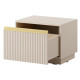Тумба приліжкова Perfect Home Royal S54 1S 53,6х42х39 Бежевий (PFH-091296) - фото 3
