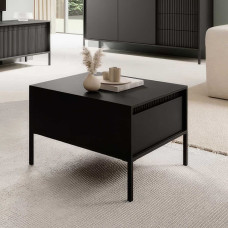Журнальный стол с телескопическими направляющими Perfect Home Senso 68 68х68х48,4 Черный (PFH-091139)