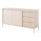Комод з телескопічними напрямними Perfect Home Senso 2D3S/153 153,5x81,4x39,5 Бежевий (PFH-091107) - фото 3