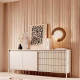 Комод з телескопічними напрямними Perfect Home Senso 2D3S/153 153,5x81,4x39,5 Бежевий (PFH-091107) - фото 1