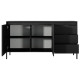 Комод з телескопічними напрямними Perfect Home Senso 2D3S/153 153,5x81,4x39,5 Чорний (PFH-091135) - фото 3