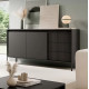 Комод з телескопічними напрямними Perfect Home Senso 2D3S/153 153,5x81,4x39,5 Чорний (PFH-091135) - фото 1