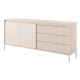 Комод с телескопическими направляющими Perfect Home Senso 2D3S/187 187,1x81,4x39,5 Бежевый (PFH-091108) - фото 3
