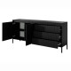 Комод з телескопічними напрямними Perfect Home Senso 2D3S/187 187,1x81,4x39,5 Чорний (PFH-091136) - фото 4