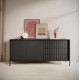Комод з телескопічними напрямними Perfect Home Senso 2D3S/187 187,1x81,4x39,5 Чорний (PFH-091136) - фото 1