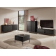Комод з телескопічними напрямними Perfect Home Senso 2D3S/187 187,1x81,4x39,5 Чорний (PFH-091136) - фото 9