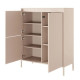 Комод высокий Perfect Home Senso 3D 123,4x103,5x39,5 Бежевый (PFH-091106) - фото 5