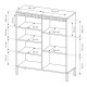 Комод высокий Perfect Home Senso 3D 123,4x103,5x39,5 Бежевый (PFH-091106) - фото 7