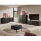 Комод высокий Perfect Home Senso 3D 123,4x103,5x39,5 Черный (PFH-091134) - фото 10
