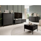 Комод высокий Perfect Home Senso 3D 123,4x103,5x39,5 Черный (PFH-091134) - фото 9