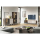 Комод с телескопическими направляющими и подсветкой Perfect Home Vici KSZ103 1D3S 103x80x39 Орех/Кашемир (PFH-091277) - фото 8