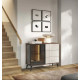 Комод с телескопическими направляющими и подсветкой Perfect Home Vici KSZ103 1D3S 103x80x39 Орех/Кашемир (PFH-091277) - фото 7