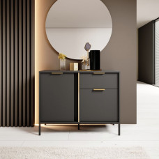 Комод с телескопическими направляющими Perfect Home Clars 2DS/104 103,3x81,4x39,5 Антрацит (PFH-091017)