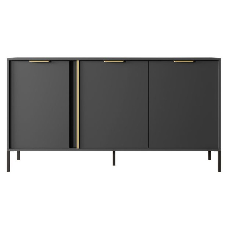 Комод Perfect Home Clars 3D/153 153,1x81,4x39,5 Антрацит (PFH-091018)