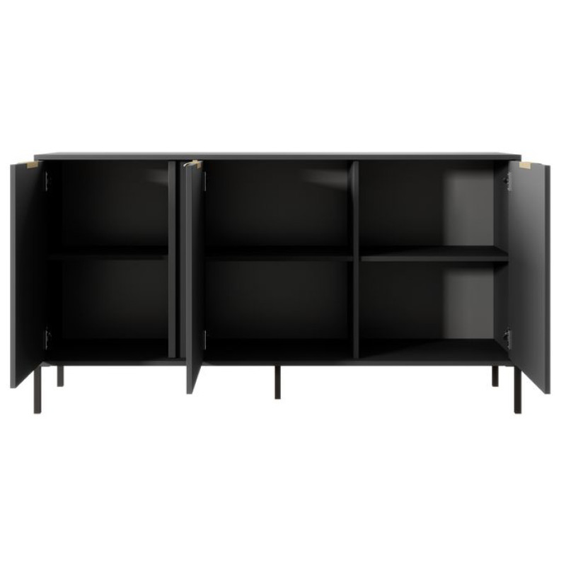 Комод Perfect Home Clars 3D/153 153,1x81,4x39,5 Антрацит (PFH-091018)