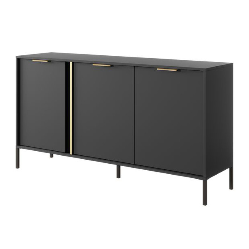 Комод Perfect Home Clars 3D/153 153,1x81,4x39,5 Антрацит (PFH-091018)