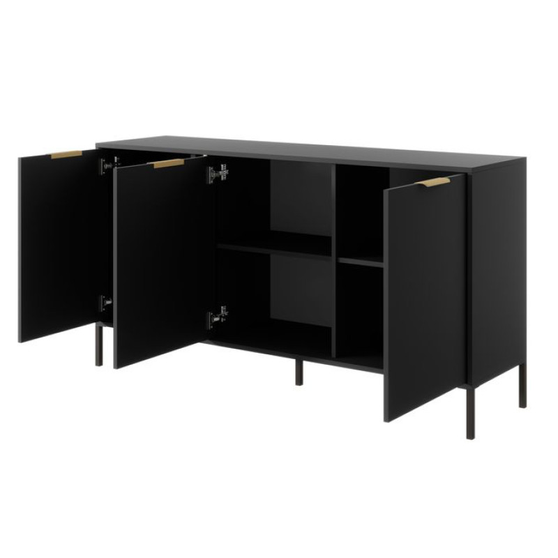 Комод Perfect Home Clars 3D/153 153,1x81,4x39,5 Антрацит (PFH-091018)