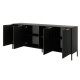 Комод Perfect Home Clars 4D/203 202,9x81,4x39,5 Антрацит (PFH-091019) - фото 5