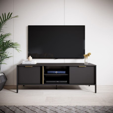 Тумба під телевізор Perfect Home Clars 2D 153,1х53,4х39,5 Антрацит (PFH-091023)