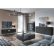 Комод Perfect Home Harmony K144 144х83х37 Чорний/Чорний мармур роял (PFH-091184) - фото 6