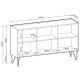 Комод Perfect Home Harmony K144 144х83х37 Чорний/Чорний мармур роял (PFH-091184) - фото 4