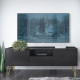 Тумба під телевізор з телескопічними напрямними Perfect Home Harmony RTV144 144x55x37 Чорний/Чорний мармур роял (PFH-091179) - фото 1