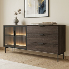 Комод с телескопическими направляющими Perfect Home Lumi 2D3S/181 181,3x61,6x39,3 Дуб дунин (PFH-091385)
