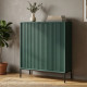 Комод высокий Perfect Home Nova 2-дверный с черными ножками K104 104х125х39 см Лабрадор (PFH-091501) - фото 1