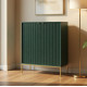 Комод высокий Perfect Home Nova 2-дверный с золотыми ножками K104 104х125х39 см Лабрадор (PFH-091496) - фото 1