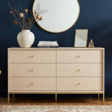 Комод Perfect Home Mono MKS154 6S 154x91x39 Беж песочный (золотые ножки) (PFH-091209)