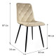 Стул PM-001 Perfect Home Темный беж (PFH-092093) - фото 12