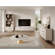 Комод с телескопическими направляющими Perfect Home Lante 1D3S/138 138,2x81,2x38 Бежевый (черные ножки) (PFH-091178) - фото 2