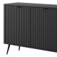 Комод с телескопическими направляющими Perfect Home Lante 2D3S/163 163,2x81,2x38 Черный (черные ножки) (PFH-091115) - фото 3