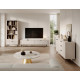 Комод з телескопічними напрямними Perfect Home Lante 6S/163 163,2x81,2x38 Бежевий (чорні ніжки) (PFH-091174) - фото 8