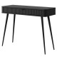 Туалетный столик Perfect Home Lante 1S/100 100,2x78x38 см Черный (черные ножки) (PFH-091188) - фото 3