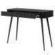 Туалетный столик Perfect Home Lante 1S/100 100,2x78x38 см Черный (черные ножки) (PFH-091188) - фото 4