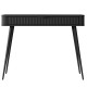 Туалетный столик Perfect Home Lante 1S/100 100,2x78x38 см Черный (черные ножки) (PFH-091188) - фото 2