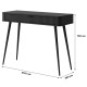 Туалетный столик Perfect Home Lante 1S/100 100,2x78x38 см Черный (черные ножки) (PFH-091188) - фото 5