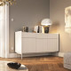 Комод з телескопічними напрямними Perfect Home Level 3D3S/153 153x82,2x38 Бежевий/Дуб сканді (PFH-091155) - фото 1