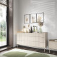 Комод с телескопическими направляющими Perfect Home Level 6S/153 153x82,2x38 Бежевый/Дуб сканди (PFH-091156) - фото 1