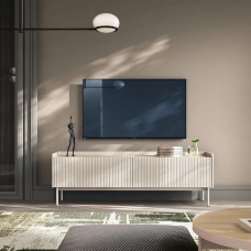 Тумба під телевізор Perfect Home Level 2D/153 153х50,2х38 Бежевий/Дуб сканді (PFH-091158)