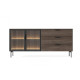Комод з телескопічними напрямними Perfect Home Lumi 2D3S/181 181,3x61,6x39,3 Дуб дунін (PFH-091385) - фото 3