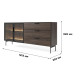 Комод з телескопічними напрямними Perfect Home Lumi 2D3S/181 181,3x61,6x39,3 Дуб дунін (PFH-091385) - фото 8