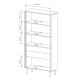 Вітрина висока з підсвіткою Perfect Home Lumi 2D2S/92 194,6х91,5х39,3 Дуб дунін (PFH-091381) - фото 6