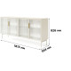 Комод Perfect Home Lumi 4D/181 181,3х82,6х39,3 Кашемир (PFH-091384) - фото 7