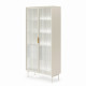 Вітрина висока з підсвіткою Perfect Home Lumi 2D2S/92 194,6х91,5х39,3 Кашемір (PFH-091382) - фото 9