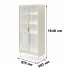 Вітрина висока з підсвіткою Perfect Home Lumi 2D2S/92 194,6х91,5х39,3 Кашемір (PFH-091382) - фото 8